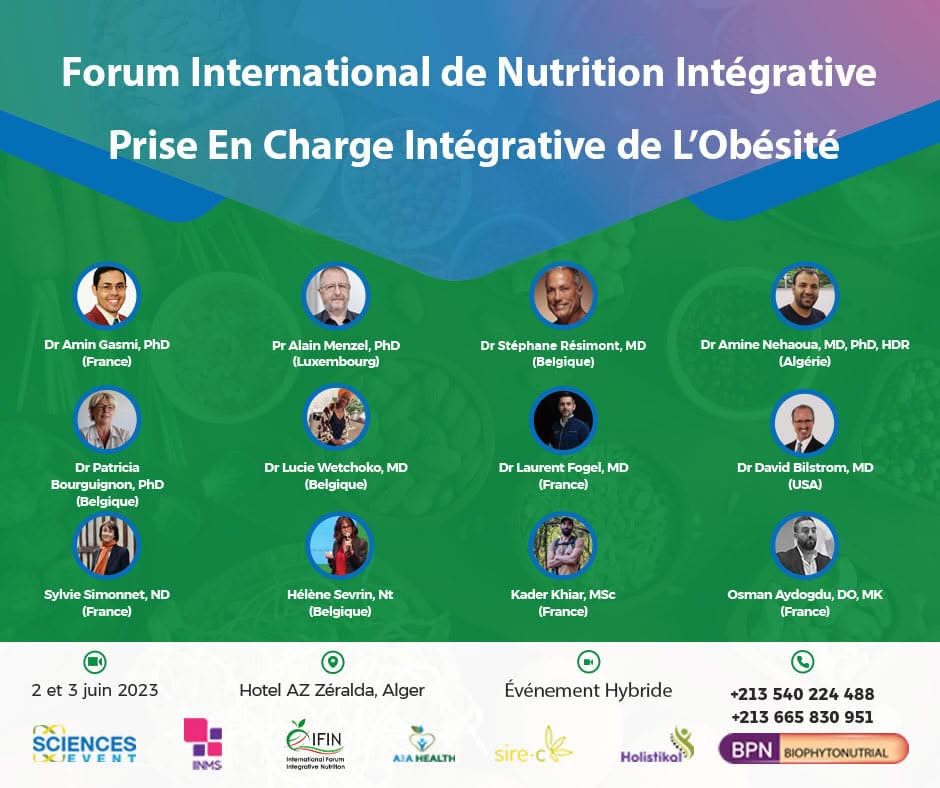 Édition 2023: Prise en charge intégrative de l'obésité - Affiche de l'événement - Obésité 2023